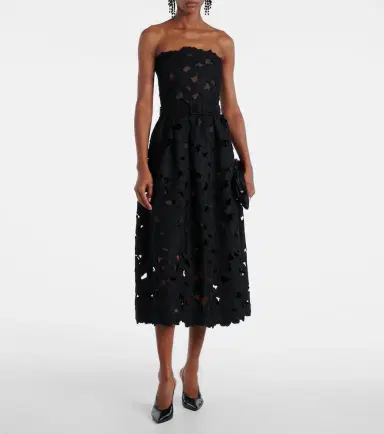 Oscar de la Renta Lace bustier dress | Thumbnail 2