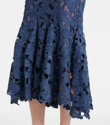 Oscar de la Renta Guipure lace midi dress | Thumbnail 2
