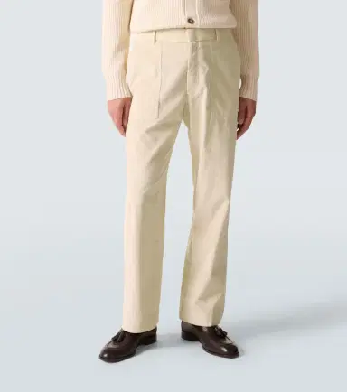 Brioni Cotton and wool corduroy straight pants | Thumbnail 2 Brioni Cotton and wool corduroy straight pants | Thumbnail 2
