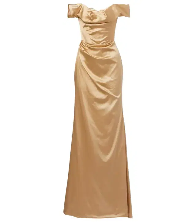 Vivienne Westwood Nova Cora satin corset gown