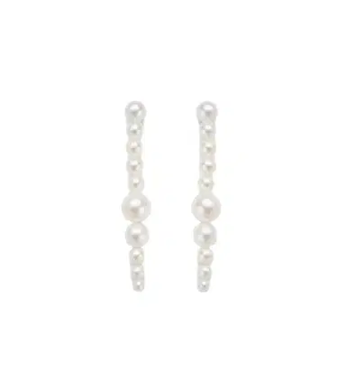Sophie Bille Brahe Sienna Moon 14kt gold drop earrings with pearls | Thumbnail 1 Sophie Bille Brahe Sienna Moon 14kt gold drop earrings with pearls | Thumbnail 1