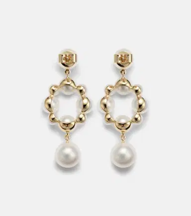 Sophie Bille Brahe 14kt gold earrings with freshwater pearls | Thumbnail 2 Sophie Bille Brahe 14kt gold earrings with freshwater pearls | Thumbnail 2
