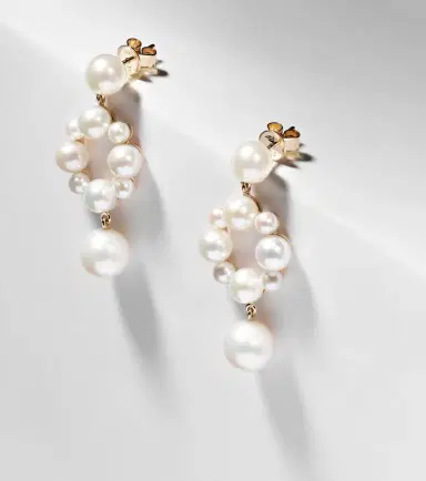 Sophie Bille Brahe 14kt gold earrings with freshwater pearls | Thumbnail 5 Sophie Bille Brahe 14kt gold earrings with freshwater pearls | Thumbnail 5