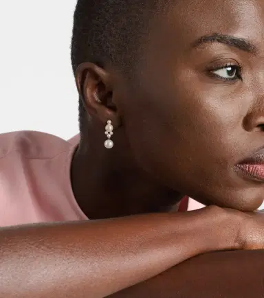 Sophie Bille Brahe Luna 14kt gold earrings with freshwater pearls | Thumbnail 5