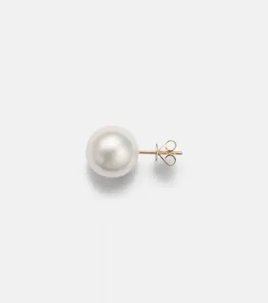 Sophie Bille Brahe 14kt gold single earring with freshwater pearl | Thumbnail 2