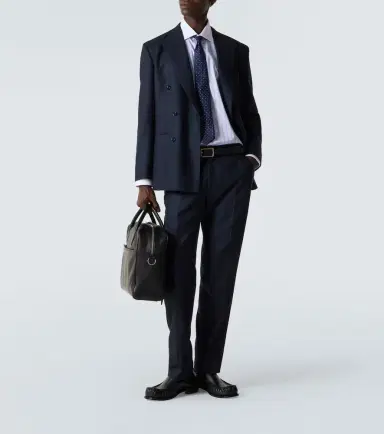 Brioni Striped cotton poplin shirt | Thumbnail 6