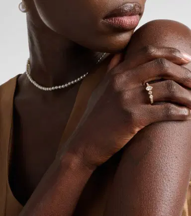 Sophie Bille Brahe Ensemble De Sky 18kt gold ring with diamonds | Thumbnail 5
