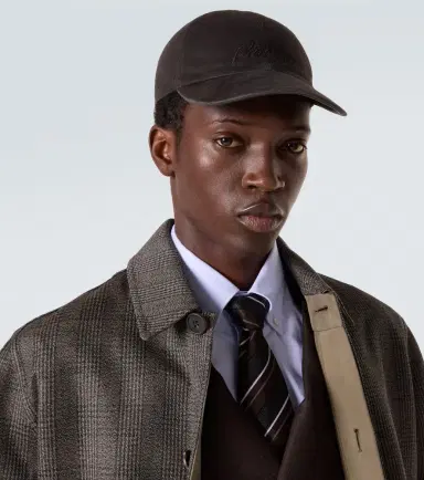 Brioni Cotton and cashmere baseball cap | Thumbnail 4 Brioni Cotton and cashmere baseball cap | Thumbnail 4