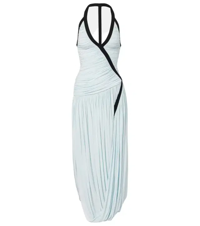 Christopher Esber Suspended ruched jersey maxi dress