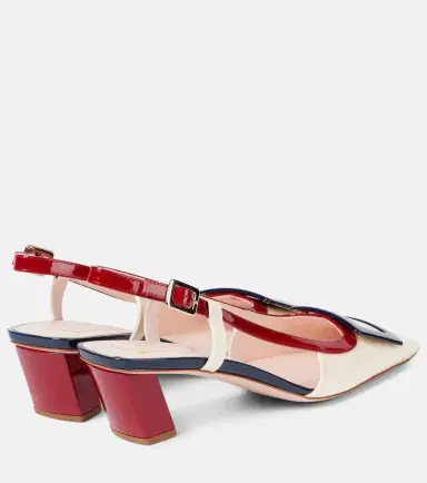 Roger Vivier Belle Vivier 45 patent leather slingback pumps | Thumbnail 2 Roger Vivier Belle Vivier 45 patent leather slingback pumps | Thumbnail 2