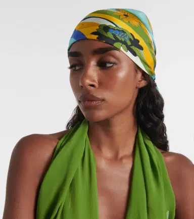 Christopher Esber Floral silk scarf | Thumbnail 6