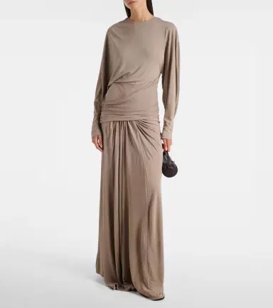 Christopher Esber Vala draped jersey maxi dress | Thumbnail 3