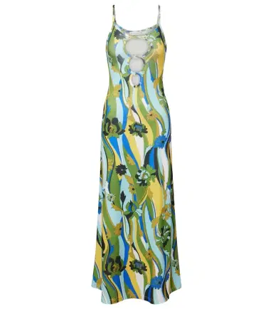 Christopher Esber Acidic Floral maxi dress | Thumbnail 1 Christopher Esber Acidic Floral maxi dress | Thumbnail 1