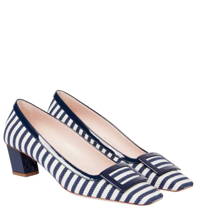 Roger Vivier Belle Vivier striped pumps