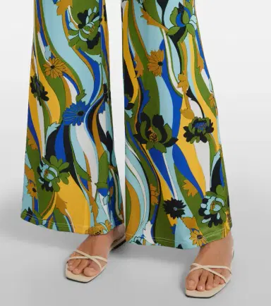 Christopher Esber Acidic floral jersey wide-leg pants | Thumbnail 5
