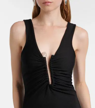 Christopher Esber Crystal Pin embellished jersey maxi dress | Thumbnail 5