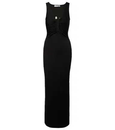 Christopher Esber Crystal Pin embellished jersey maxi dress | Thumbnail 1