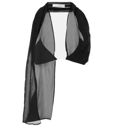 Christopher Esber Open-back silk georgette top | Thumbnail 1