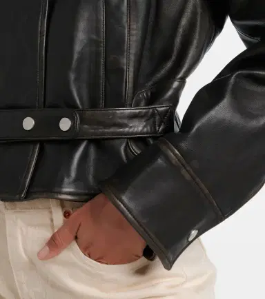 Christopher Esber Burnished Eddie leather bomber jacket | Thumbnail 5