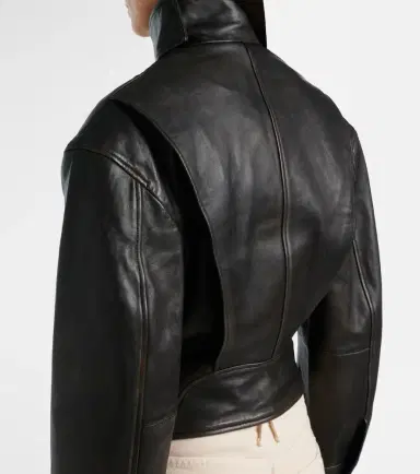 Christopher Esber Burnished Eddie leather bomber jacket | Thumbnail 6