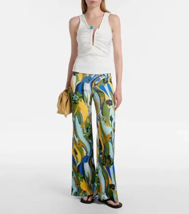 Christopher Esber Crystal Pin embellished jersey tank top | Thumbnail 3
