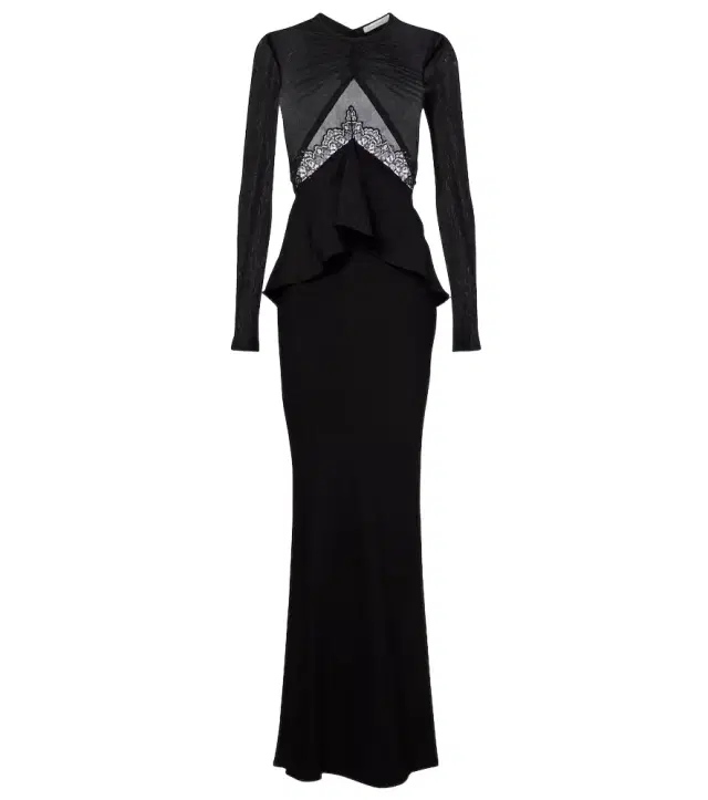 Christopher Esber Endrey Disconnect lace-trimmed gown