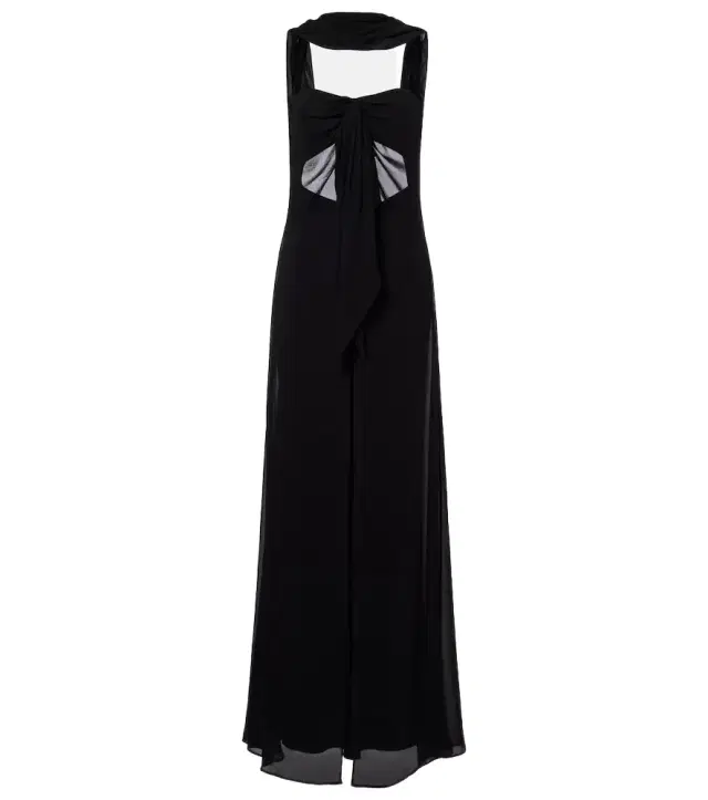 Christopher Esber Reverse draped silk gown