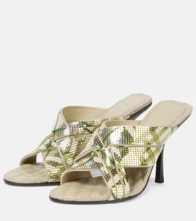 Burberry Cabana 90 Check mules | Thumbnail 3