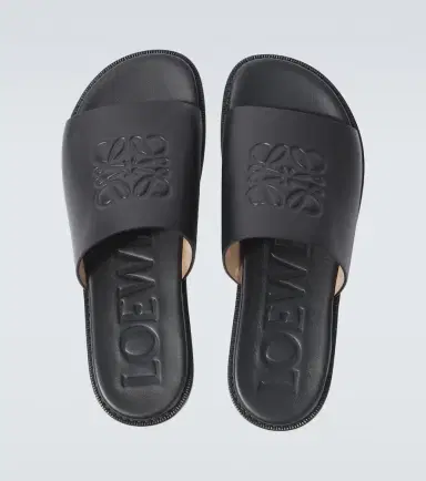 Loewe Paula's Ibiza Flex Anagram leather slides | Thumbnail 4 Loewe Paula's Ibiza Flex Anagram leather slides | Thumbnail 4