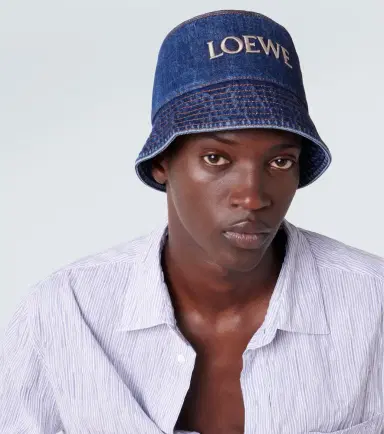 Loewe Logo denim bucket hat | Thumbnail 3