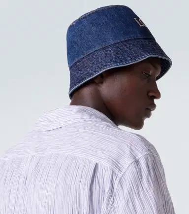Loewe Logo denim bucket hat | Thumbnail 4