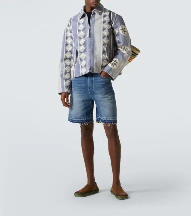 Loewe Paula's Ibiza printed denim blouson | Thumbnail 3 Loewe Paula's Ibiza printed denim blouson | Thumbnail 3
