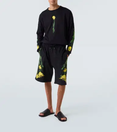 Loewe Floral cotton shorts | Thumbnail 3 Loewe Floral cotton shorts | Thumbnail 3