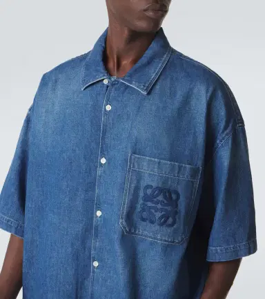 Loewe Paula's Ibiza denim bowling shirt | Thumbnail 3 Loewe Paula's Ibiza denim bowling shirt | Thumbnail 3