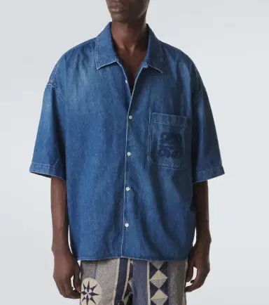 Loewe Paula's Ibiza denim bowling shirt | Thumbnail 4 Loewe Paula's Ibiza denim bowling shirt | Thumbnail 4