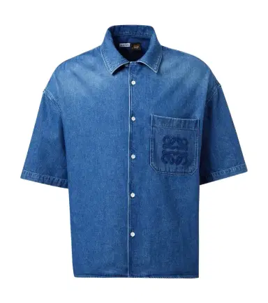 Loewe Paula's Ibiza denim bowling shirt | Thumbnail 1 Loewe Paula's Ibiza denim bowling shirt | Thumbnail 1