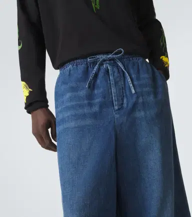Loewe Paula's Ibiza cropped wide-leg jeans | Thumbnail 2 Loewe Paula's Ibiza cropped wide-leg jeans | Thumbnail 2