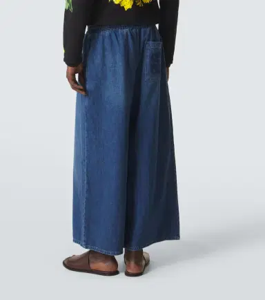 Loewe Paula's Ibiza cropped wide-leg jeans | Thumbnail 3 Loewe Paula's Ibiza cropped wide-leg jeans | Thumbnail 3