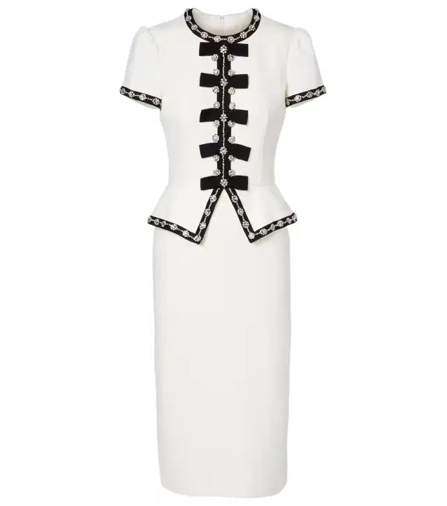 Jenny Packham Bisou crystal-embellished midi dress