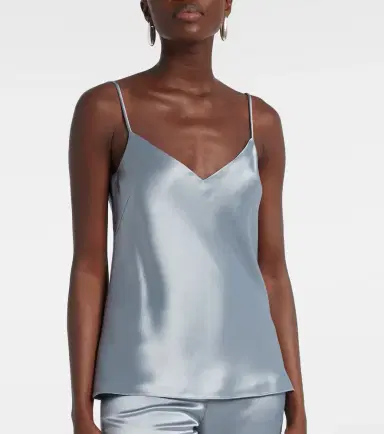 Galvan Ischia satin camisole | Thumbnail 3