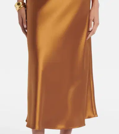 Galvan Valletta satin slip skirt | Thumbnail 5