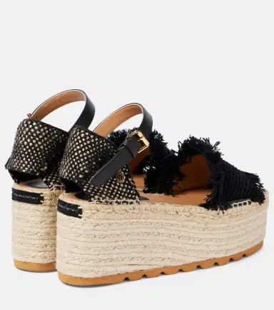 Stella McCartney Gaia platform espadrille sandals | Thumbnail 4 Stella McCartney Gaia platform espadrille sandals | Thumbnail 4