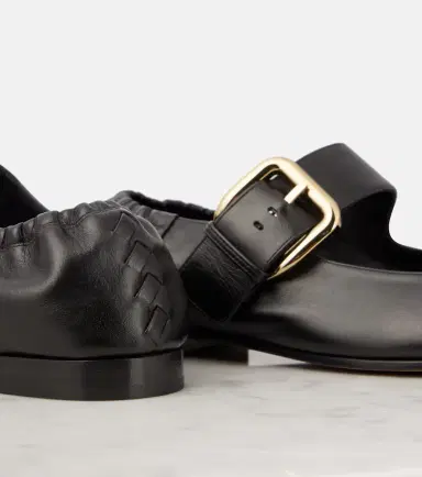 Bottega Veneta Astaire leather Mary Jane flats | Thumbnail 3 Bottega Veneta Astaire leather Mary Jane flats | Thumbnail 3