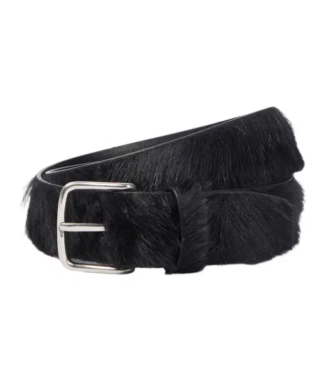 Effi calf hair belt