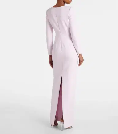 Roland Mouret Floral-appliqué gathered gown | Thumbnail 6