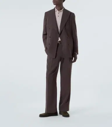 Saman Amel Amo linen canvas suit pants | Thumbnail 2