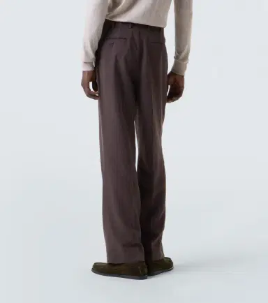 Saman Amel Amo linen canvas suit pants | Thumbnail 5