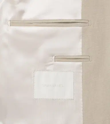 Saman Amel Single-breasted linen suit jacket | Thumbnail 2
