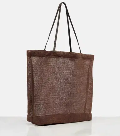 The Row Barn leather-trimmed mesh tote bag | Thumbnail 4 The Row Barn leather-trimmed mesh tote bag | Thumbnail 4