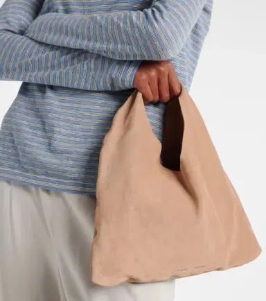 The Row Bindle Small suede top-handle bag | Thumbnail 5